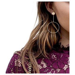 kolczyki - duże WISZĄCE KOŁA