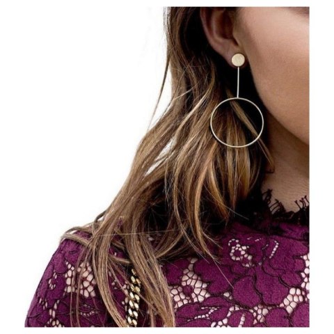 kolczyki - duże WISZĄCE KOŁA