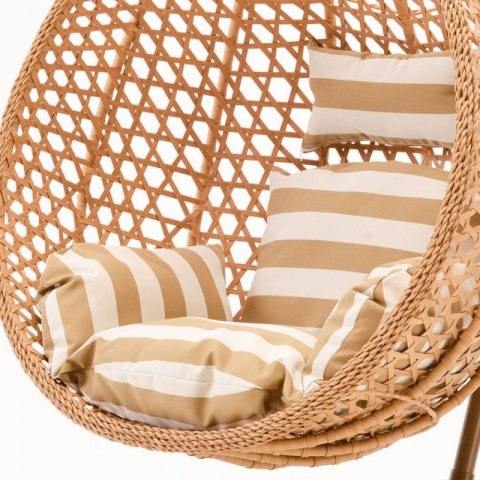 FOTEL wiszący / huśtawka / kokon z poduszkami w pasy