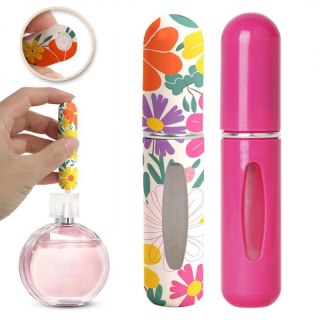 Zestaw 2szt. ATOMIZERÓW podróżnych na perfumy (5 ml) KWIATY