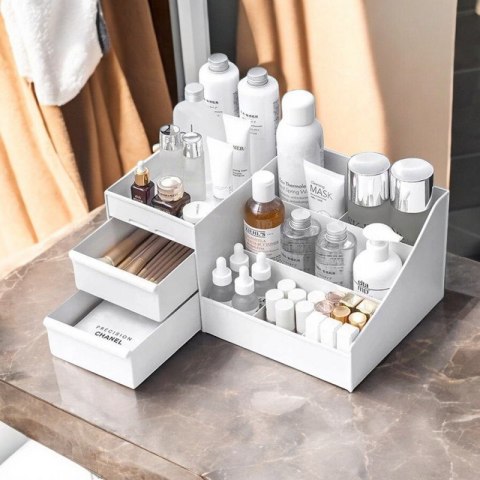 Organizer na kosmetyki / biały